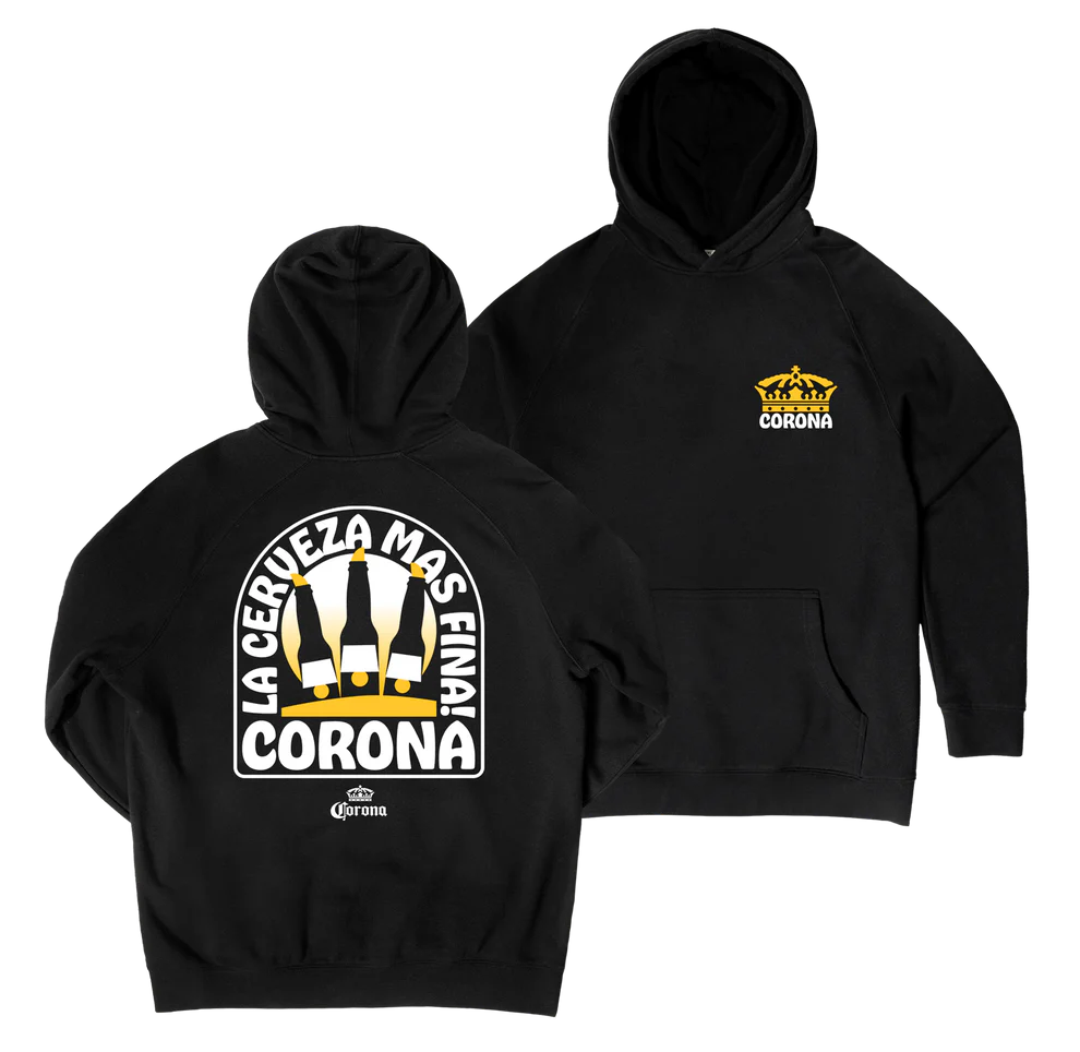 Corona Hoodie Beach Bum