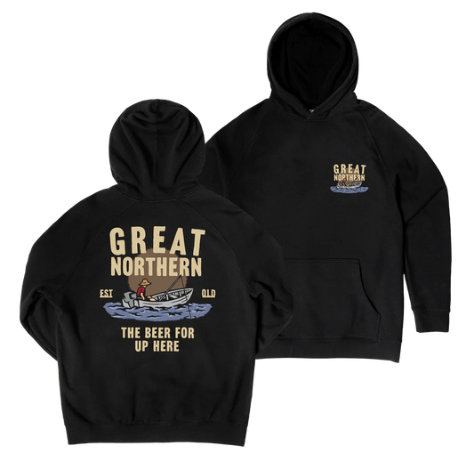 Great Northern Hoodie -  Skipper Large Hoodie Black