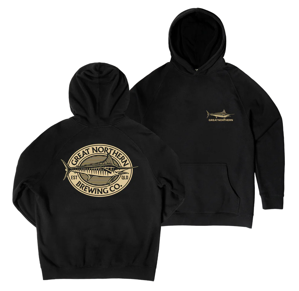 Great Northern Outrigger Hoodie Black