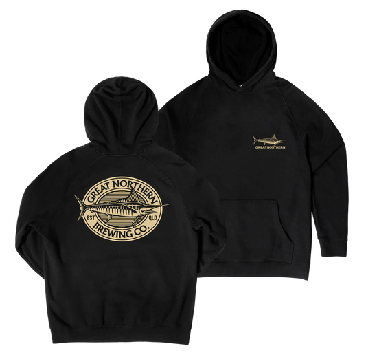 Great Northern Outrigger Hoodie Black