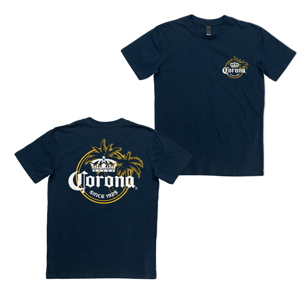 Corona Retro Tee Navy