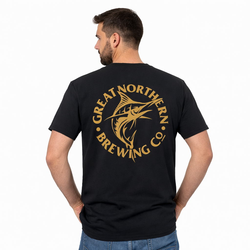 Great Northern Rough Edges Tee Black