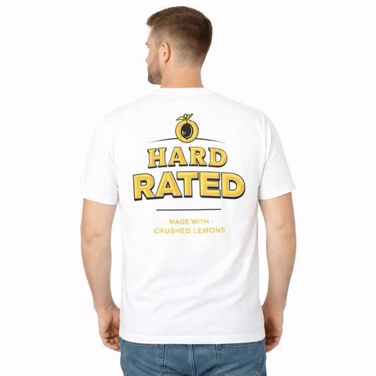 Hard Rated HR Classic Tee White