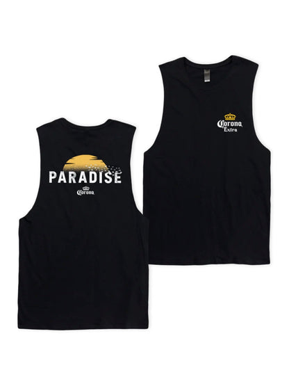 Corona Paradise Cotton Muscle Tee