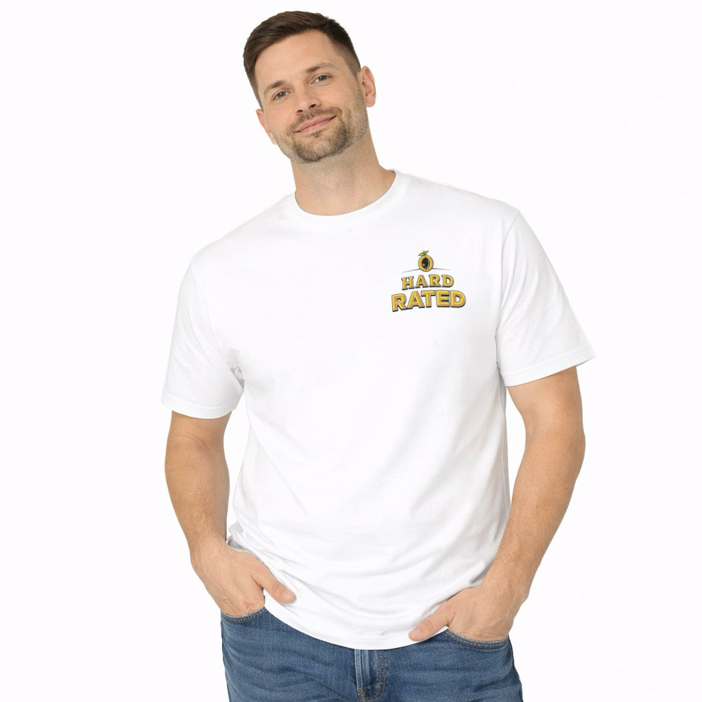 Hard Rated HR Classic Tee White