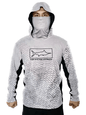 UV Fishing Shirt - UPF50+ Long Sleeve sun protection clothing with gaiter mask and hood