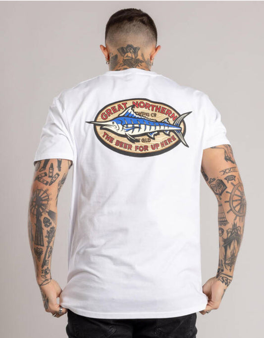 Angler Tee White