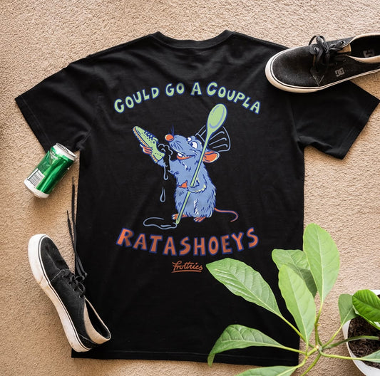 Ratashoeys Tee Black