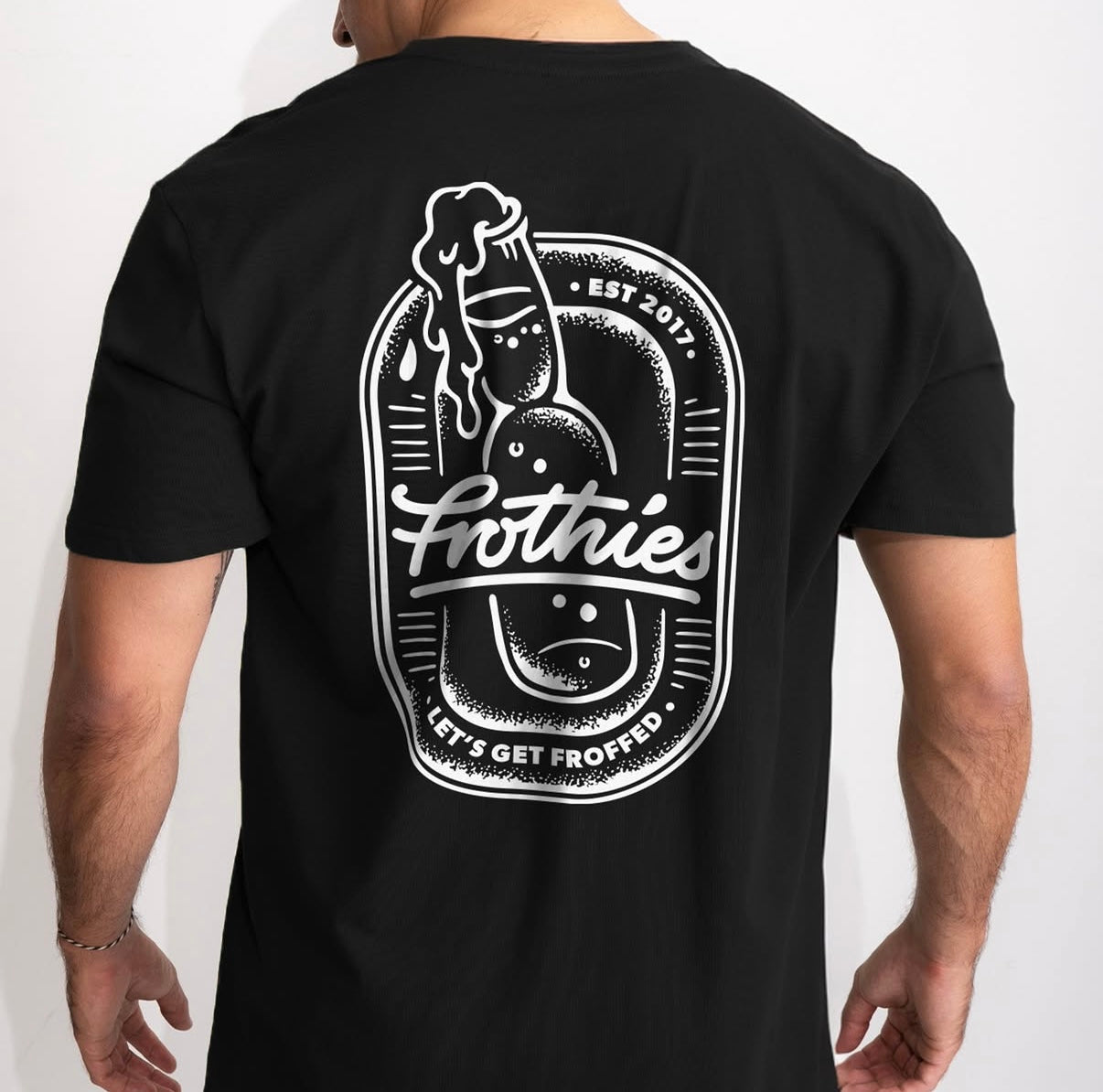 Let's Get Froffed Tee Black