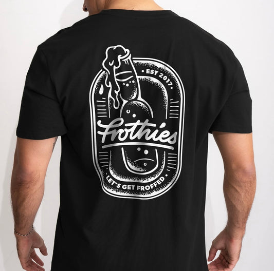 Let's Get Froffed Tee Black