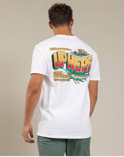 Up Here Tee White
