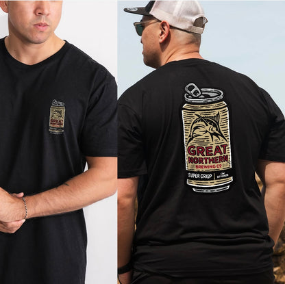 Great Northern Tinnie Tee Black