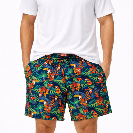 Bushchook Chooked Out Beach Shorts