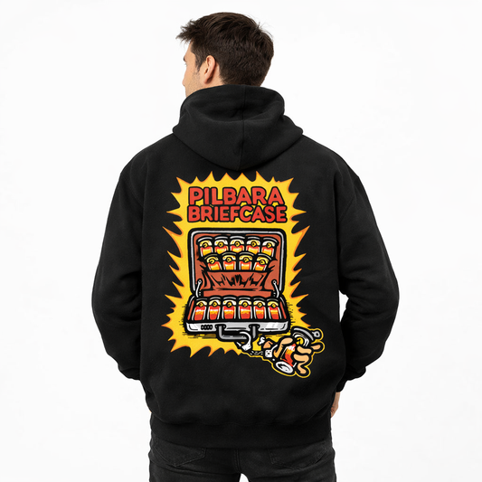 Bushchook Pilbara Briefcase 2 Hoodie Black