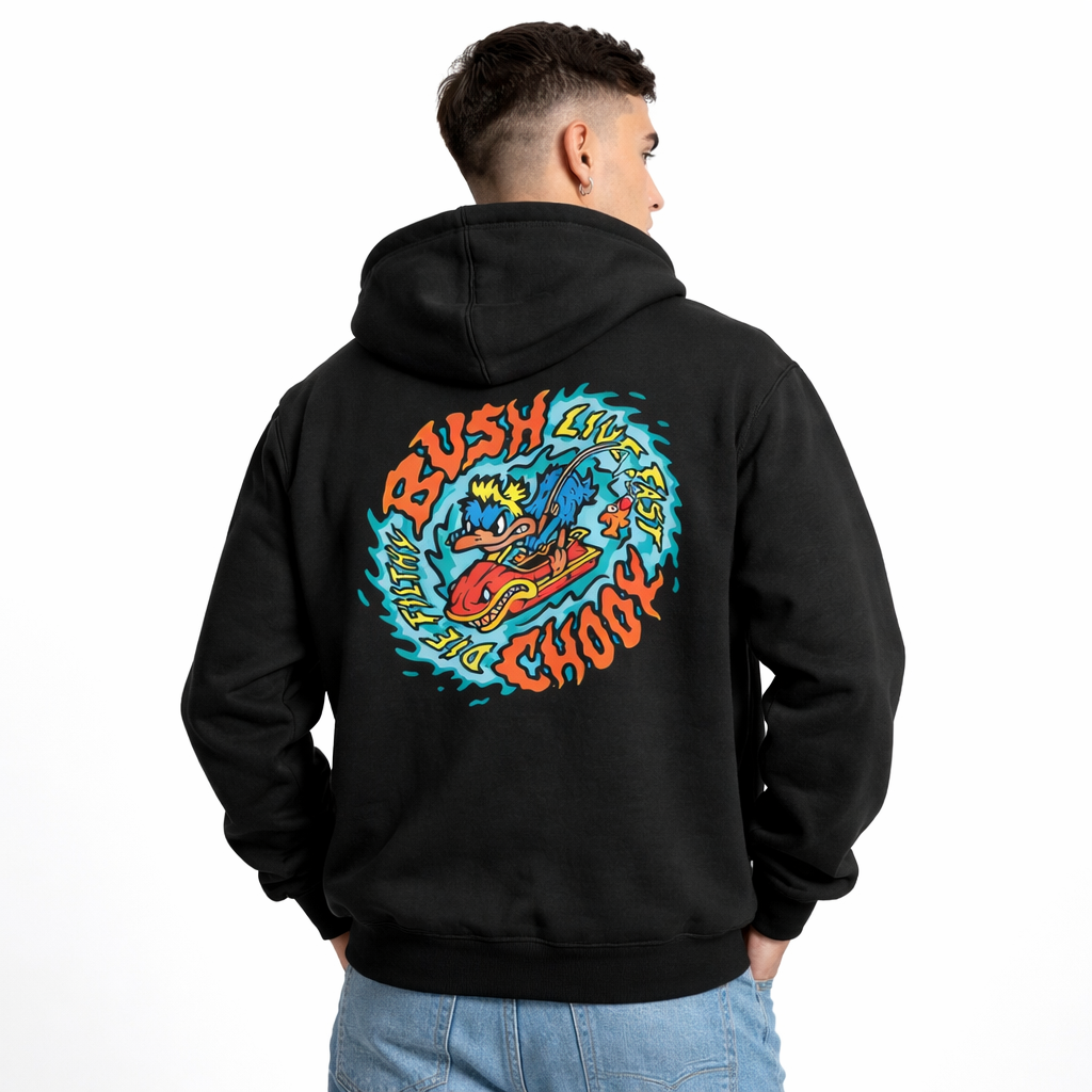 Bushchook Fast & Filthy Hoodie Black