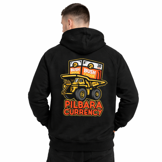 Bushchook Pilbara Currency 2 Hoodie Black