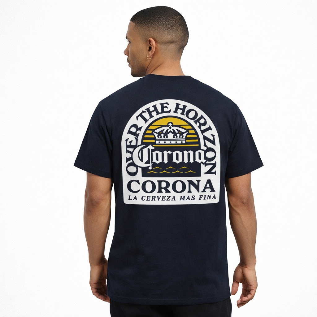 Corona Over the Horizon Tee Navy
