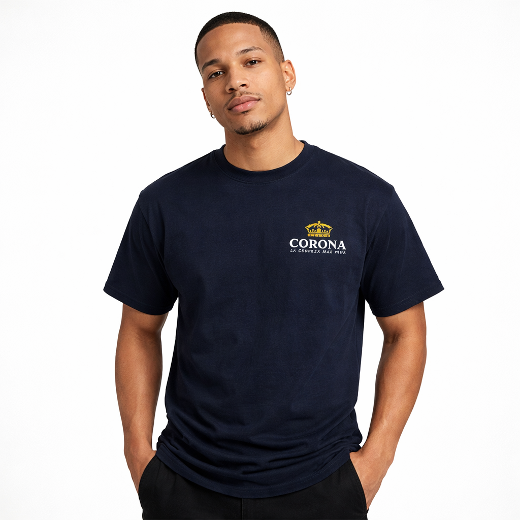 Corona Over the Horizon Tee Navy