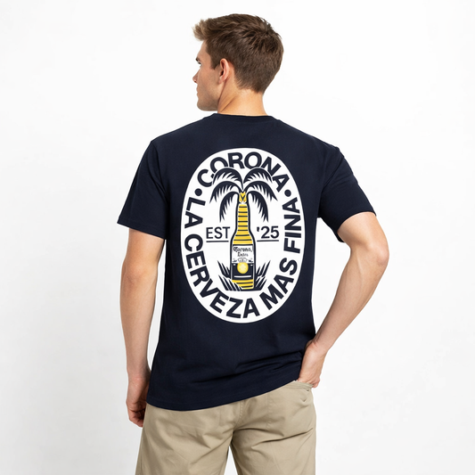 Corona Beach Flora Tee Navy