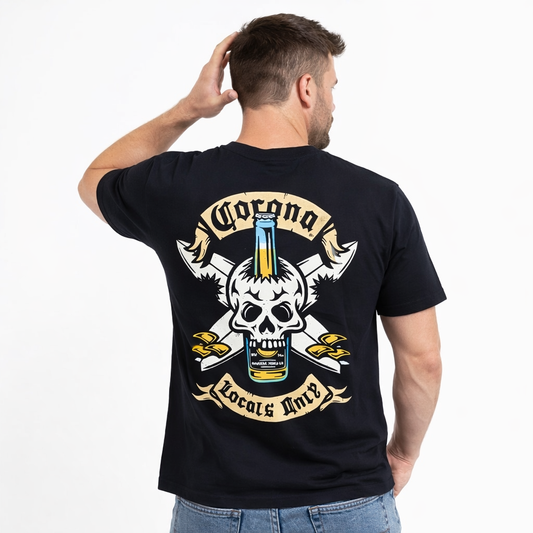 Corona Locals Only Tee Black