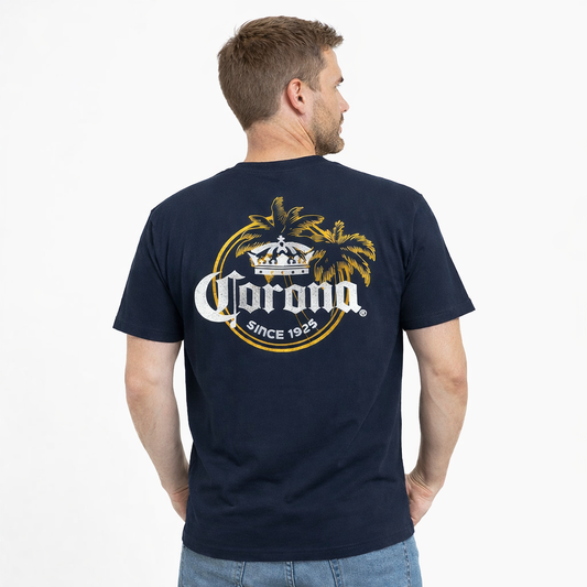 Corona Retro Tee Navy