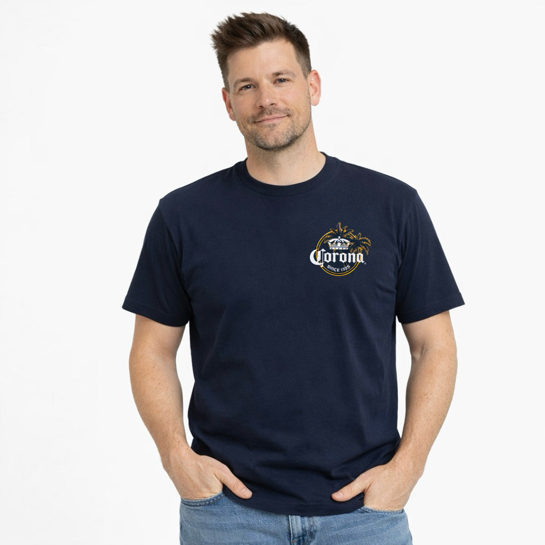 Corona Retro Tee Navy