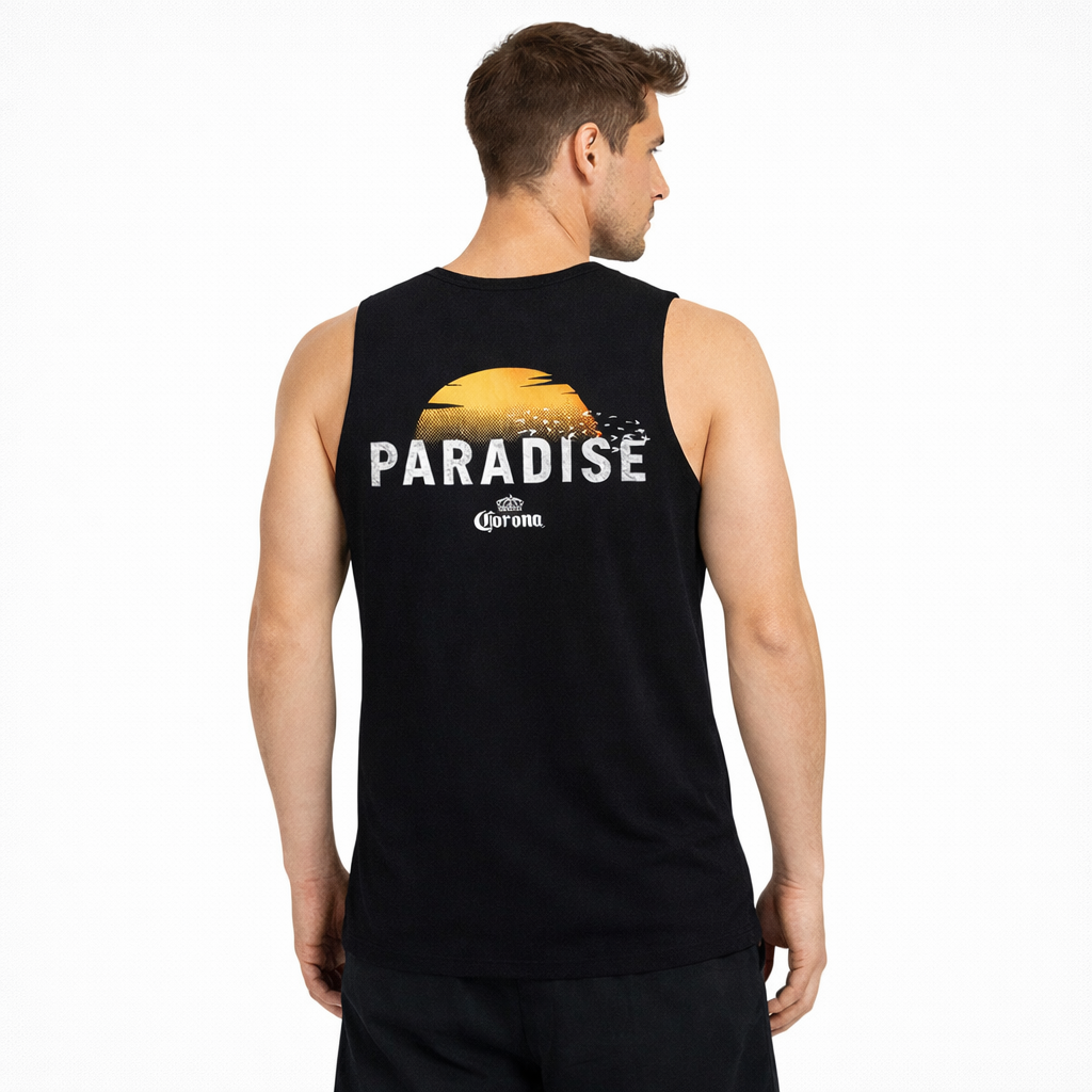Corona Paradise Cotton Muscle Tee