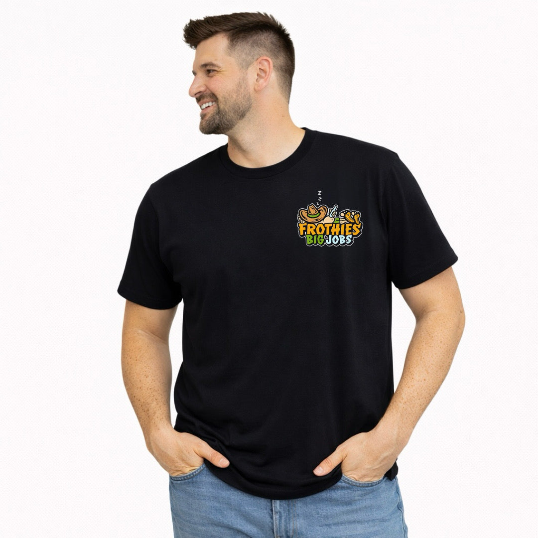 Frothies Big Jobs Tee Black