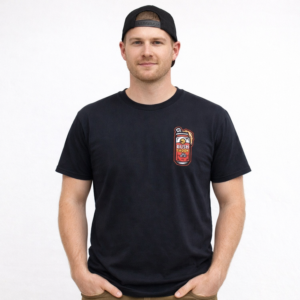 Bushchook Gutted Tee Black