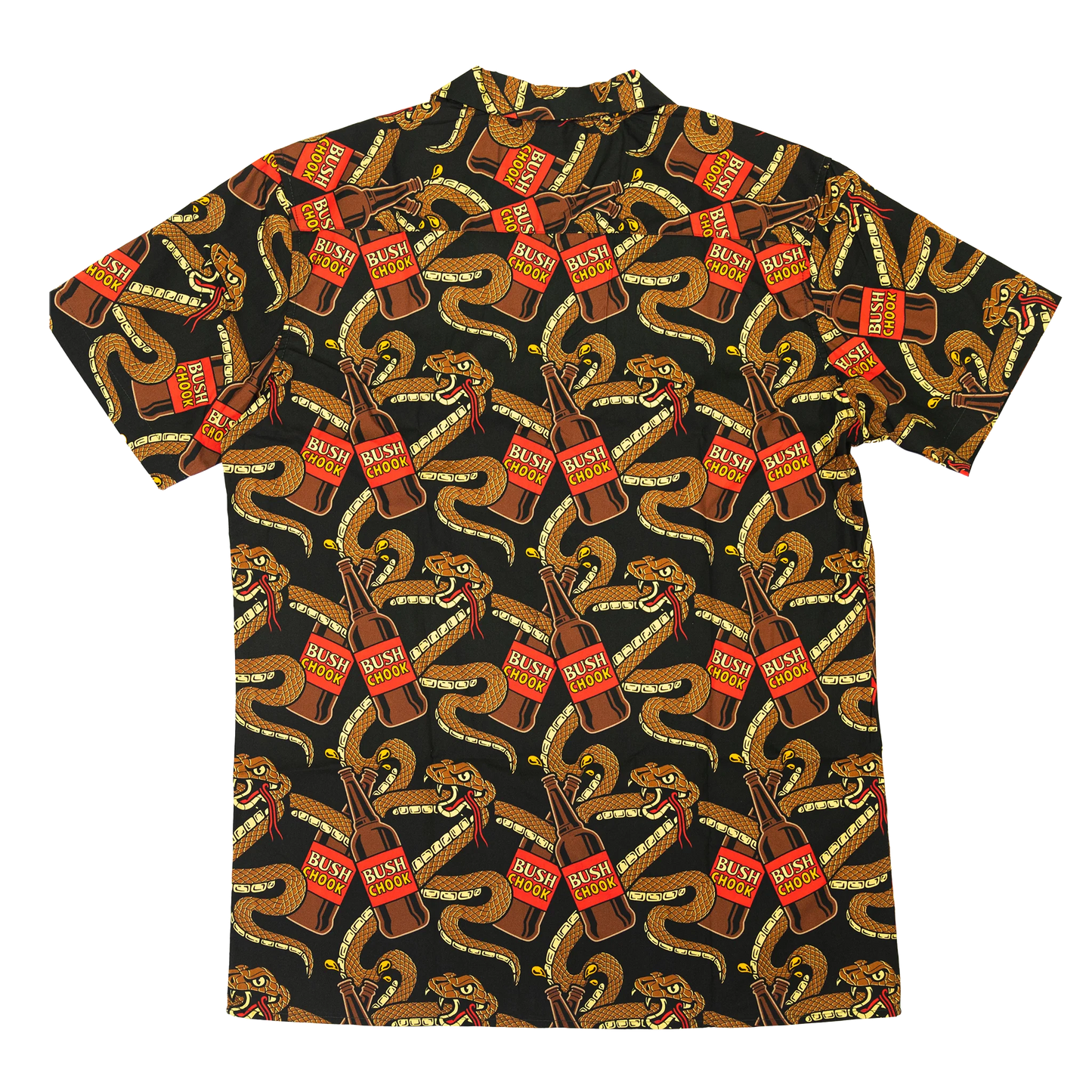 Bush Cook King Brown Button-Up Shirt