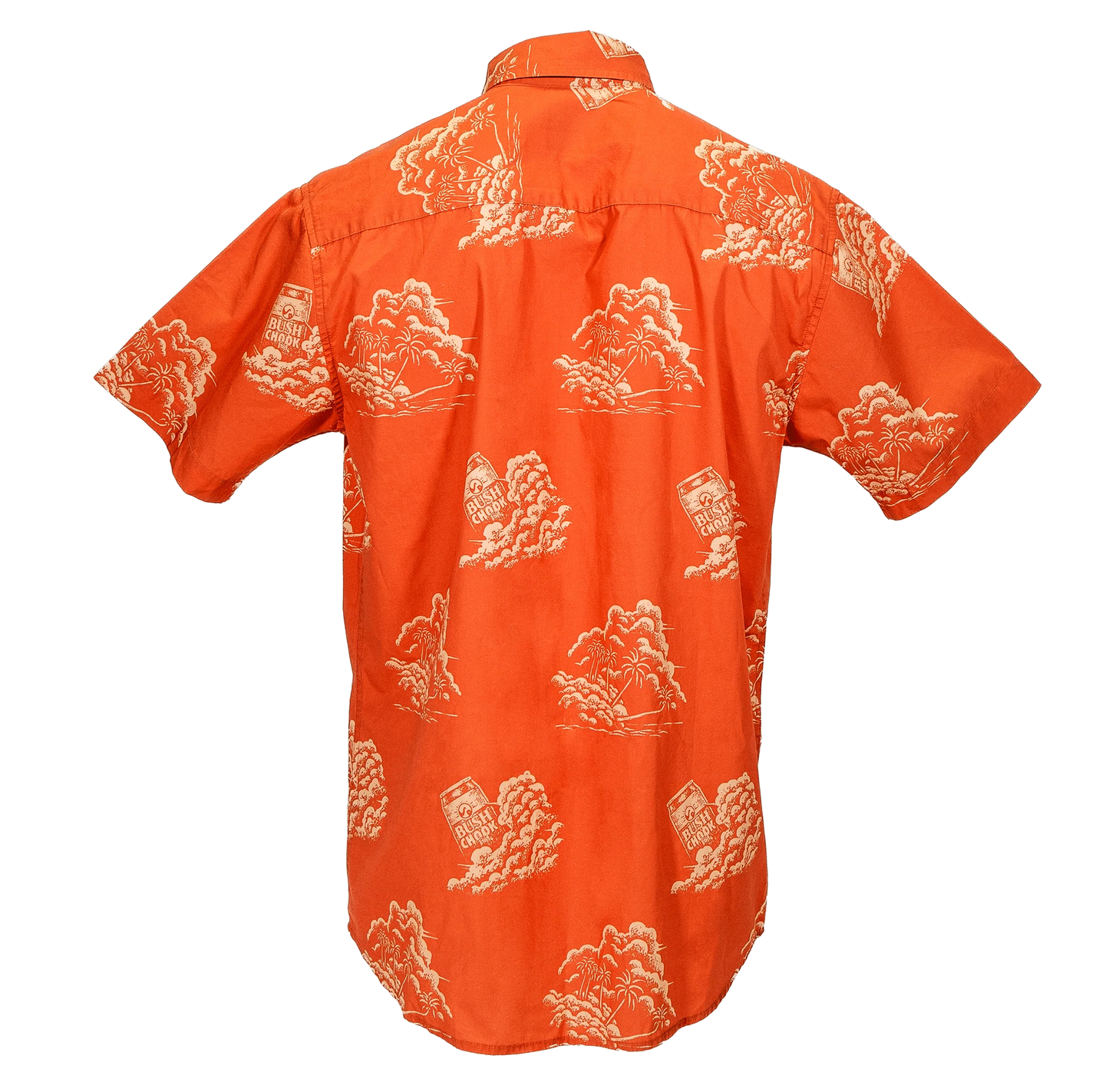 Bush Chook Terracotta Sunset Button-up