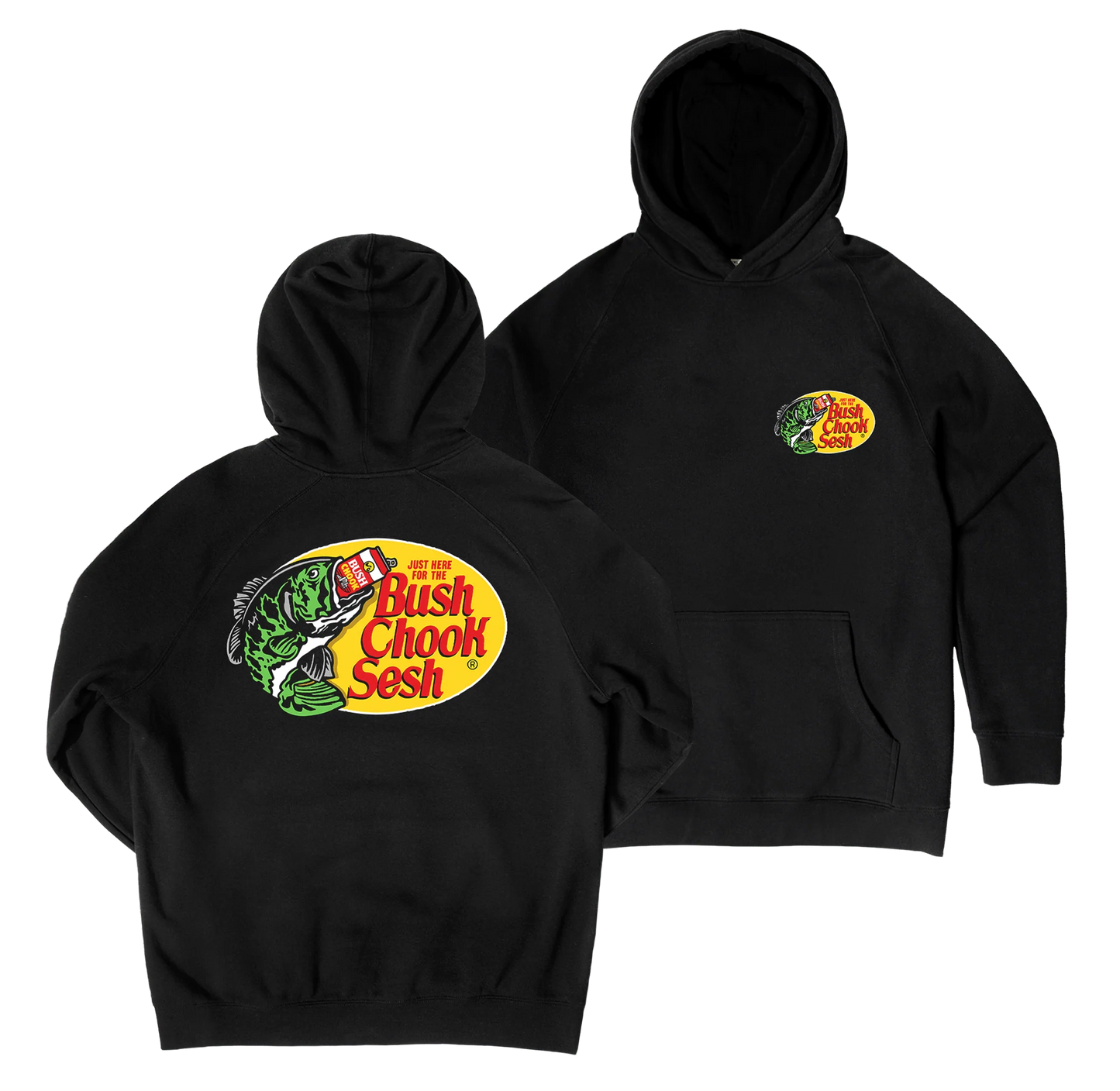 Bush Chook Bush Pro Hoodie Black