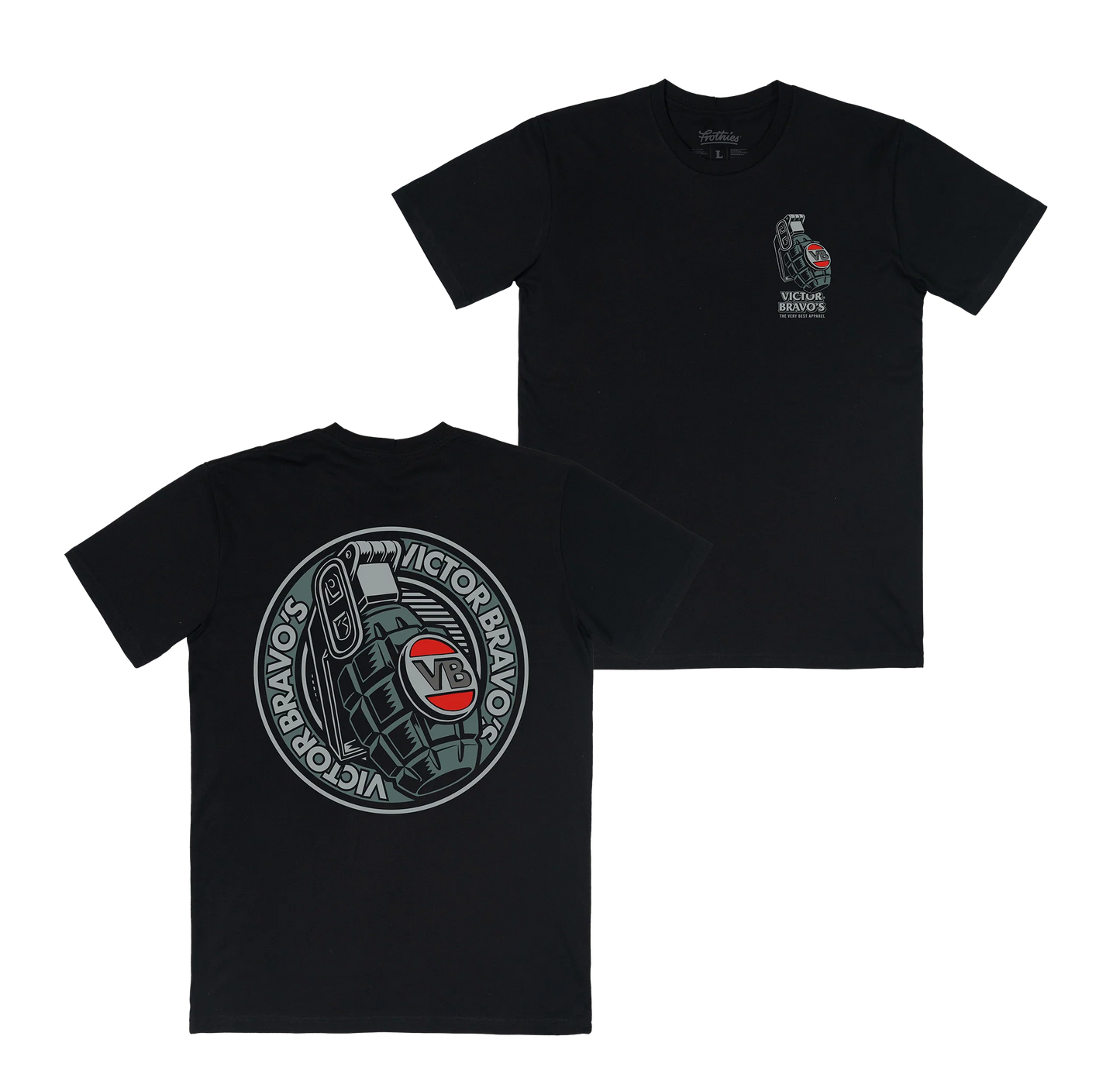 Victor Bravo’s Badge Greenade 2 Tee Black