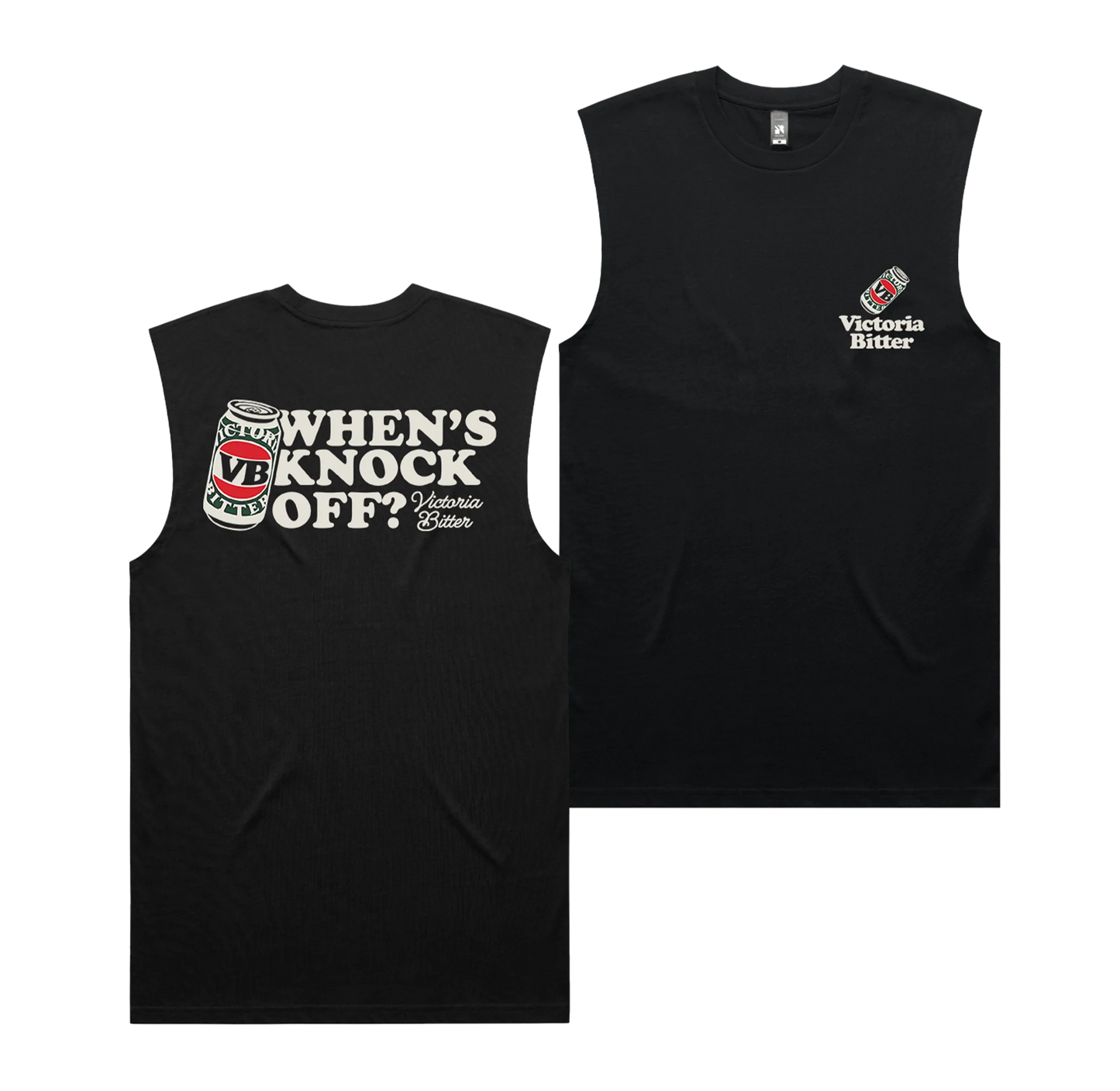 Victor Bravo’s When's Knock Off? Muscle Tee Black
