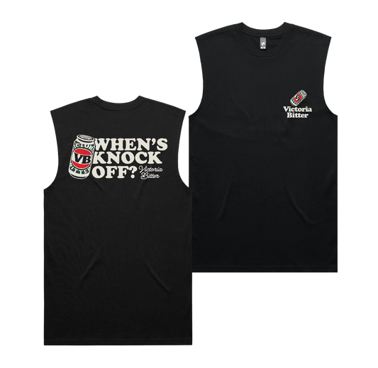 Victor Bravo’s When's Knock Off? Muscle Tee Black