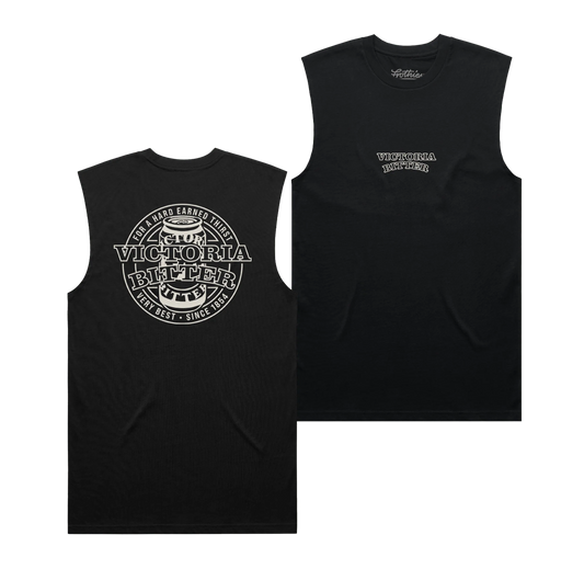 Victor Bravo’s Stencil Muscle Tee Black