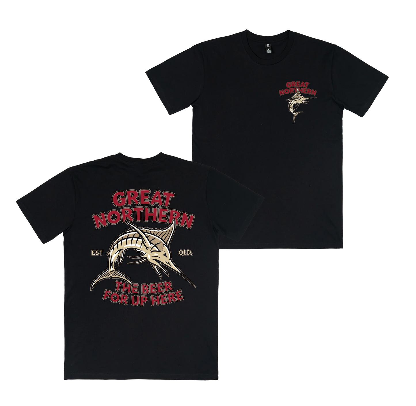 Great Northern Badfish Tee Black