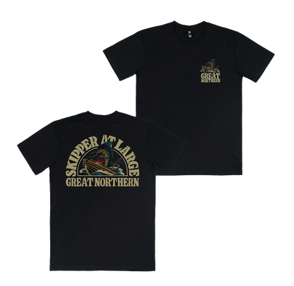 Great Northern Skipper at Large Tee Black