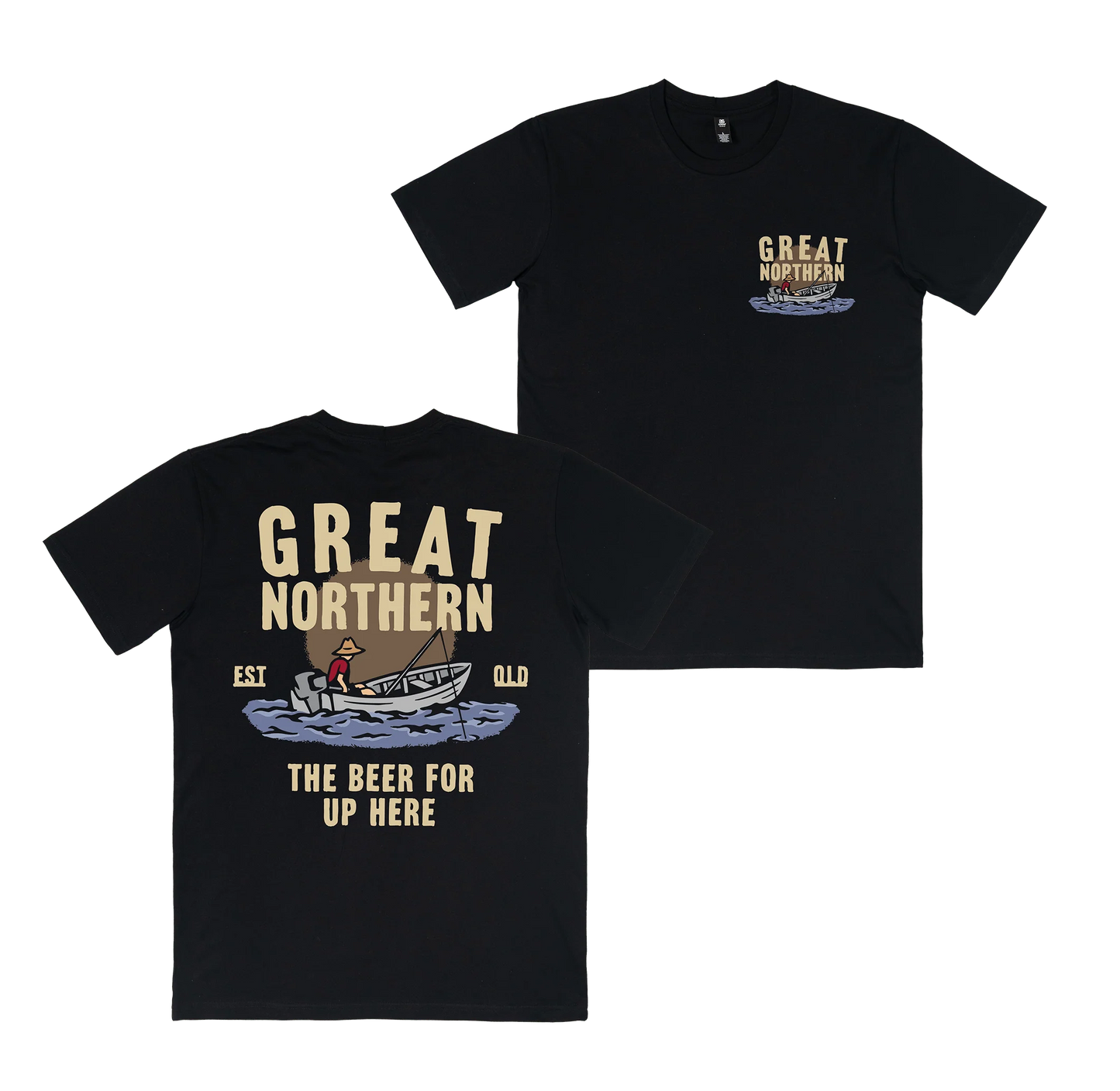 Great Northern Open Waters Tee Black