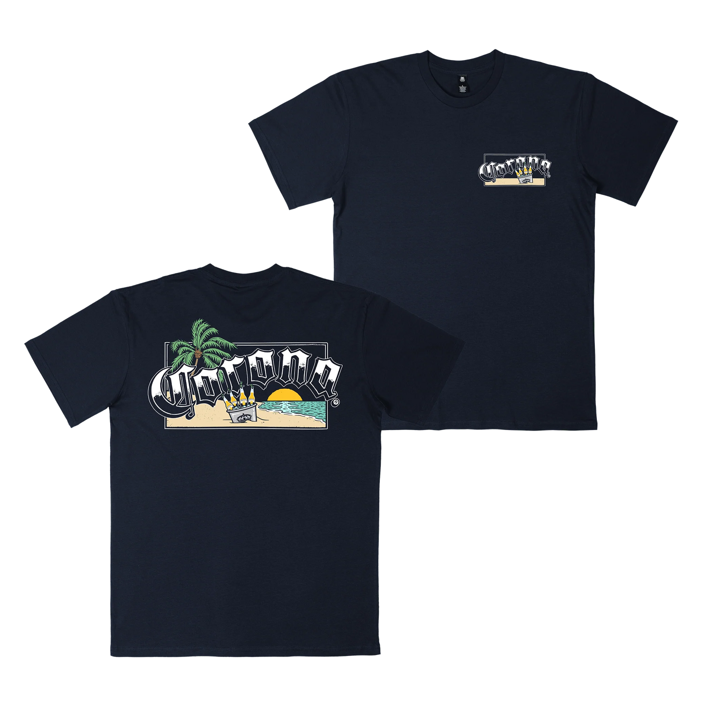 Corona Bucket Tee Navy