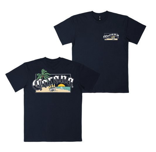 Corona Bucket Tee Navy
