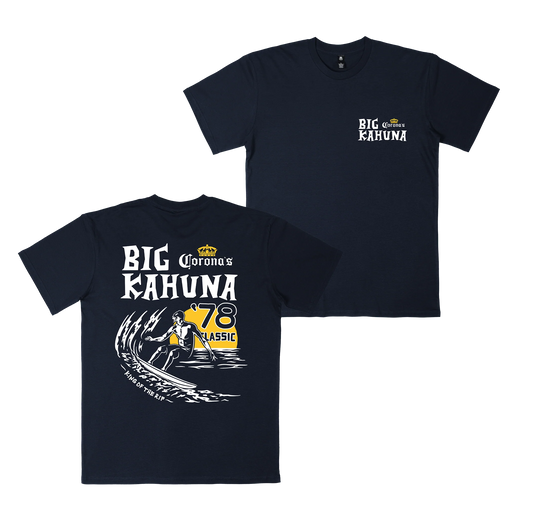 Corona Big Kahuna Tee Navy