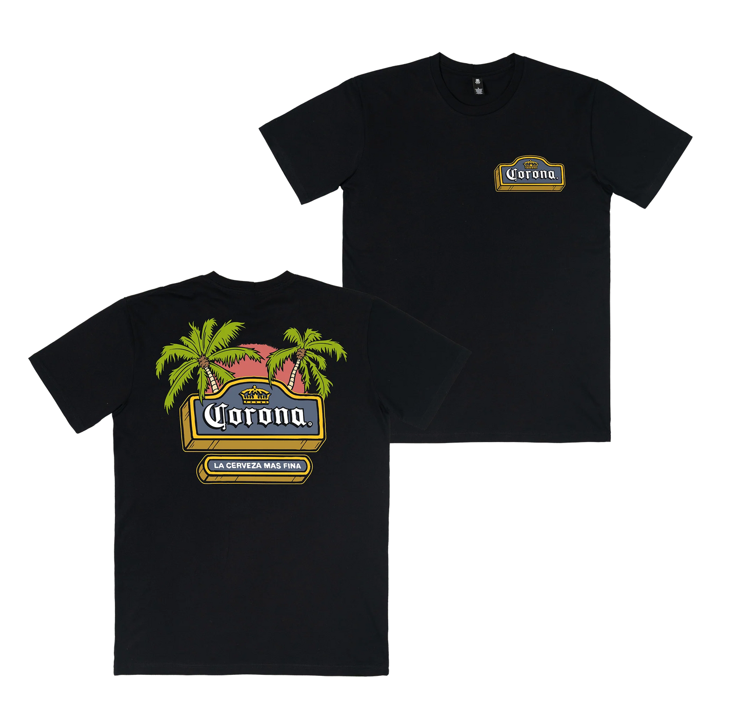 Corona Cantina Tee Black