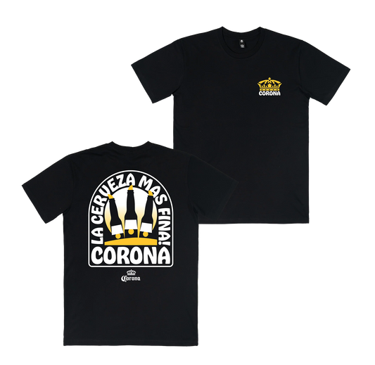 Corona Beach Bum Tee Black