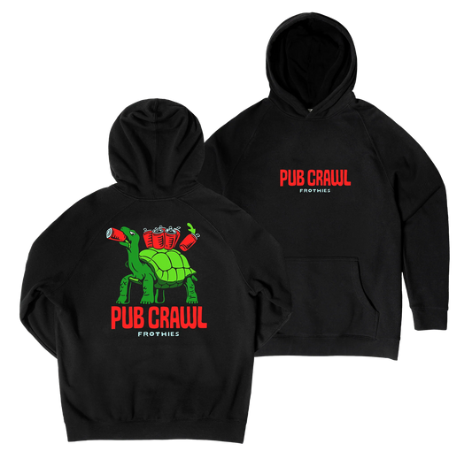 Frothies Pub Crawl Hoodie Black