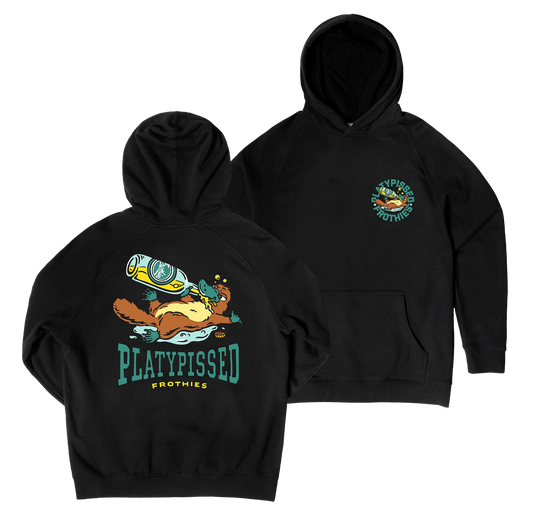 Frothies Platypissed Hoodie Black