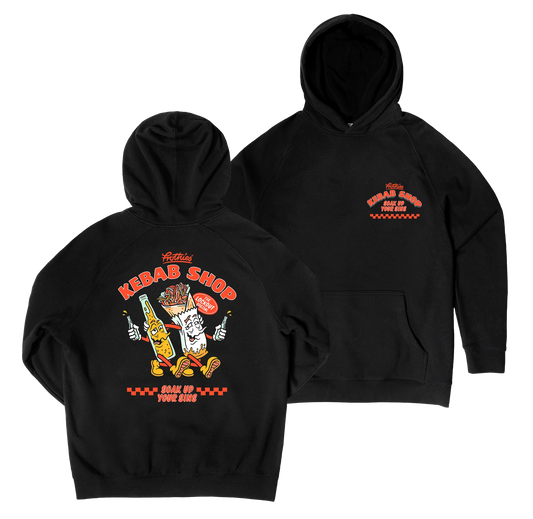 Frothies Kebab Shop Hoodie Black