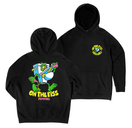 Frothies On the Piss Hoodie Black