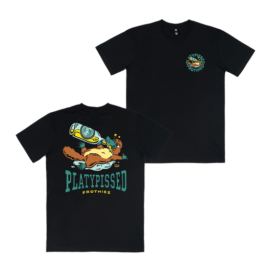 Frothies Platypissed Tee Black