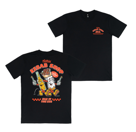 Frothies Kebab Shop Tee Black